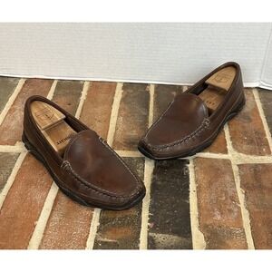 Allen Edmonds Boulder Brown Leather Driving Shoes Loafers Moccasins Mens Sz 8